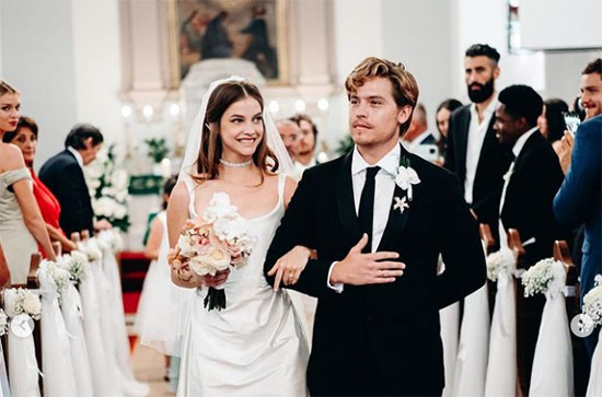 detalles vestidos barbara palvin boda dylan sprouse