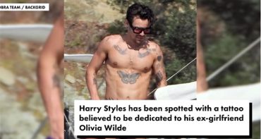 Harry Styles se tatuó el nombre Olivia por su ex?