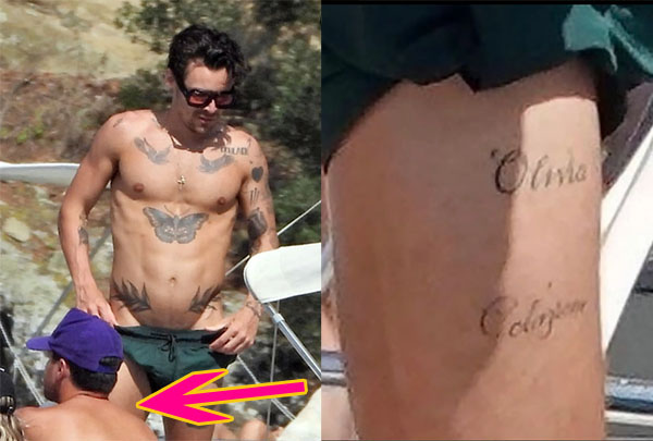 harry styles tatuaje olivia