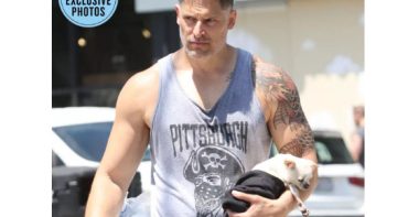 Joe Manganiello fotografiado saliendo del gym