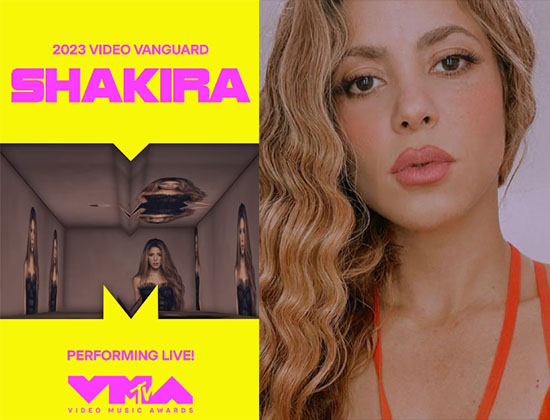 Shakira recibirá el Video Vanguard Award en los MTV VMAs 2023