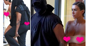 Kanye West y Bianca Censori siguen sin taparse en Italia