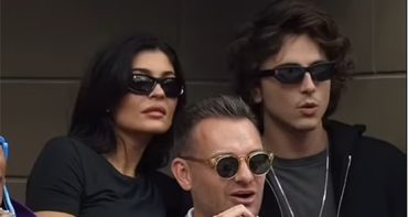 Kylie Jenner y Timothee Chalamet en el US Open