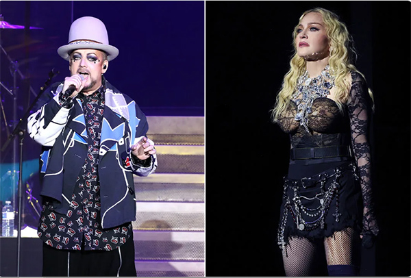 Boy George revela que Madonna lo ignoró en el backstage