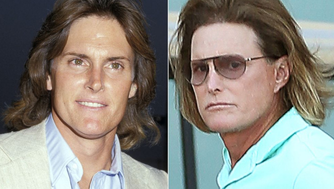 Bruce Jenner en 1987 y el 2014