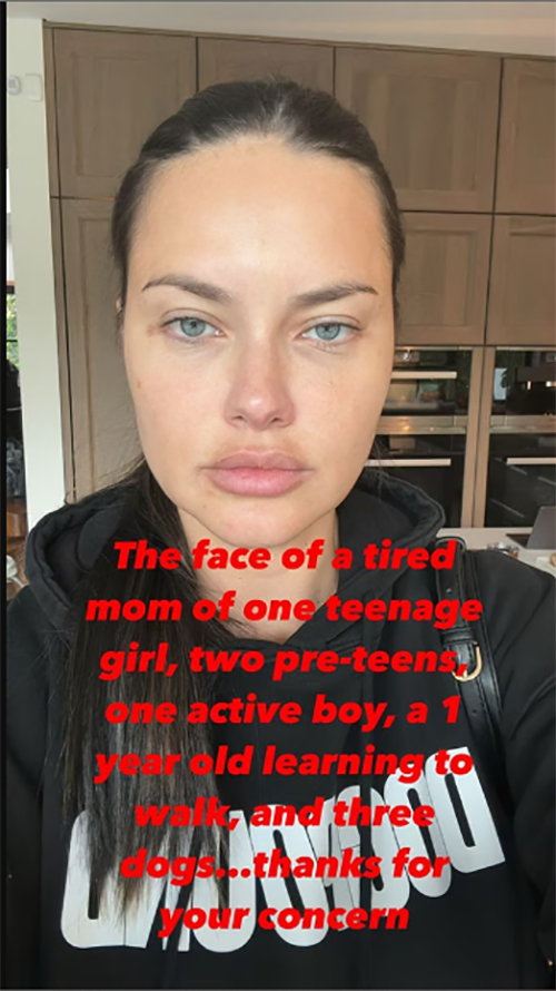 adriana lima responde a las criticas