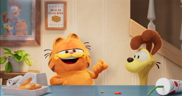 garfield chris pratt trailer