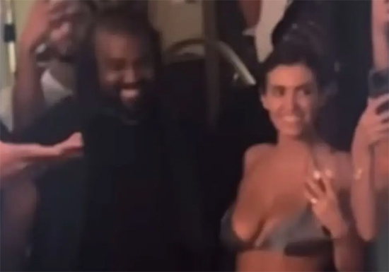 Kanye West y Bianca Censori juntos en Dubai