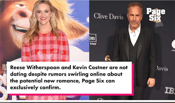 Reese Witherspoon saliendo con Kevin Costner? What?