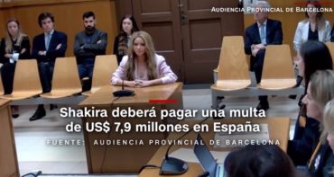 Shakira llega acuerdo con Hacienda y paga multa millonaria