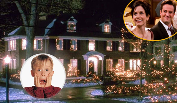 friends monica chandler home alone home