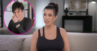 Kourtney no le contó a su madre Kris como revelaría su embarazo