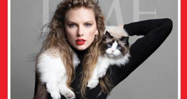 Taylor Swift es la Persona del año de Time y posa con su gato