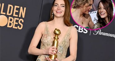 Emma Stone se arrepiente de broma a Taylor Swift en los Golden Globes