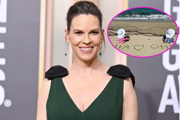 Hilary Swank reveló los nombres de sus gemelos en San Valentín