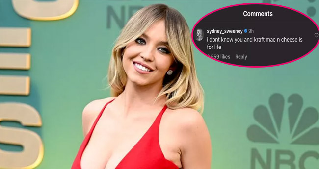 Sydney Sweeney desmiente a nutricionista en Instagram