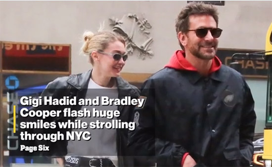 Bradley Cooper presentará con fuerza su relación con Gigi Hadid en los Oscars