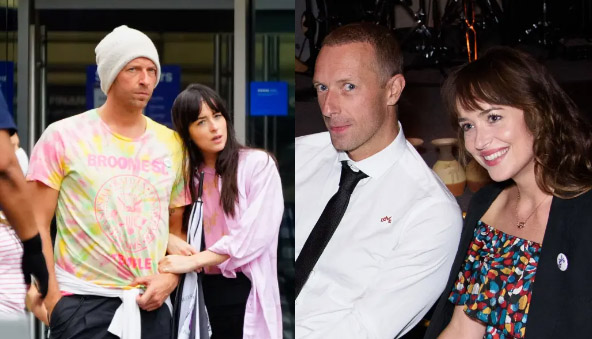 Dakota Johnson y Chris Martin comprometidos