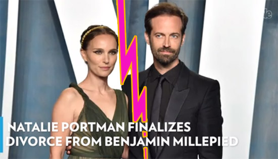 Natalie Portman y Benjamin Millepied oficialmente divorciados!!