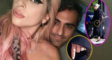 Lady Gaga con un anillo de diamantes, comprometida?