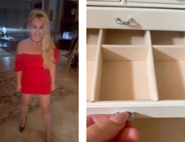 Britney Spears dice que le robaron sus joyas
