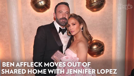 Ben Affleck saca sus cosas de la mansión que compartía con JLo