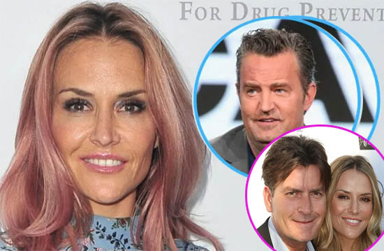 Ex de Charlie Sheen interrogada por la muerte de Matthew Perry