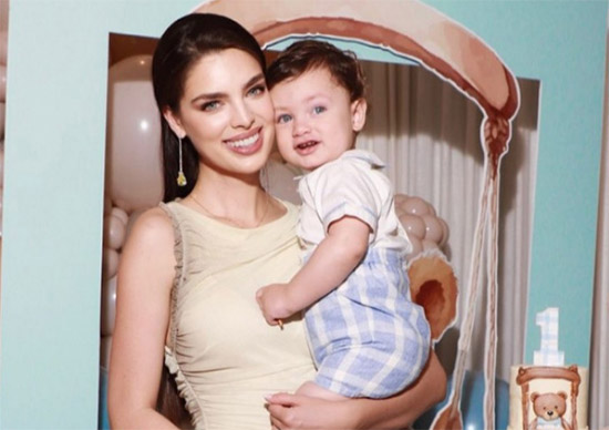 Marc Anthony y Nadia Ferreira revelaron el nombre de su baby
