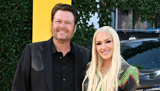 Gwen Stefani celebró su tercer aniversario de bodas con Blake Shelton