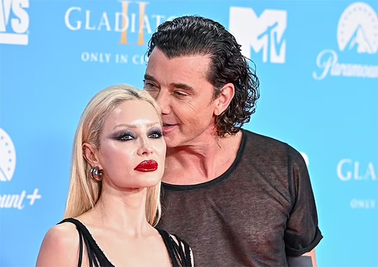 Gavin Rossdale y su novia Xhoana Xheneti debutan en los MTV EMAs