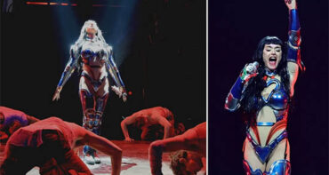 Katy Perry es ridiculizada por su traje galáctico en la gira Lifetimes