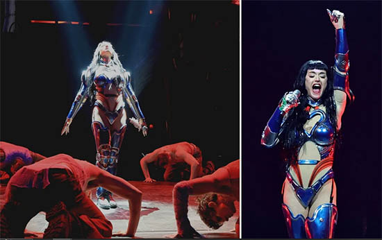 Katy Perry es ridiculizada por su traje galáctico en la gira Lifetimes