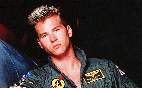 Val Kilmer como Ice Man en Top Gun