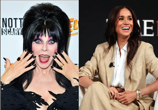 Elvira respondió y arrastró a Meghan Markle