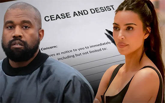 Kanye West amenazando legalmente a Kim por explotar a sus hijos?