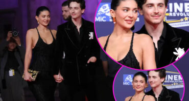 Kylie Jenner y Timothee Chalamet debutan en la red carpet