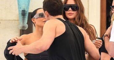 Orlando Bloom besando a Kim Kardashian en Venecia?