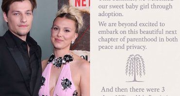 Millie Bobby Brown anunció que ya es madre de una bebita