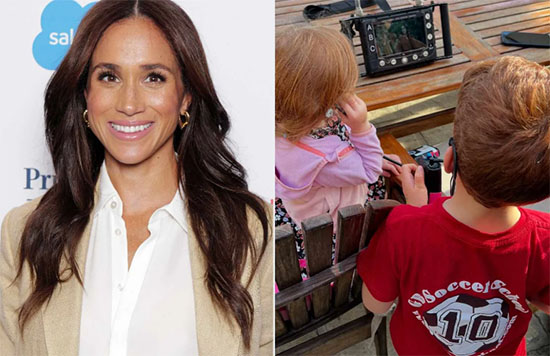 Meghan Markle comparte foto de sus hijos en el set de With Love, Meghan