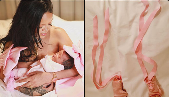 Rihanna tuvo una bebita y la llamó Rocki (No era Denzel??)
