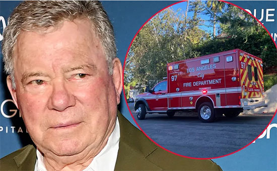 William Shatner llevado de emergencia al hospital