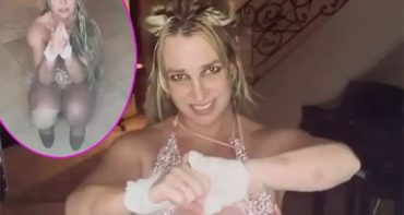 Britney Spears se lesionó la rodilla