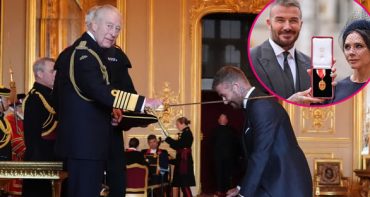 David Beckham recibió el título de Caballero por el Rey Charles