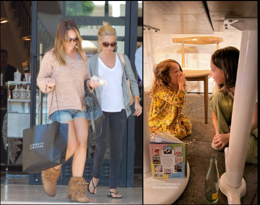 Ashley Tisdale con Haylie Duff en medio del drama de las mamis tóxicas Ashley Tisdale con Haylie Duff en medio del drama de las mamis tóxicas