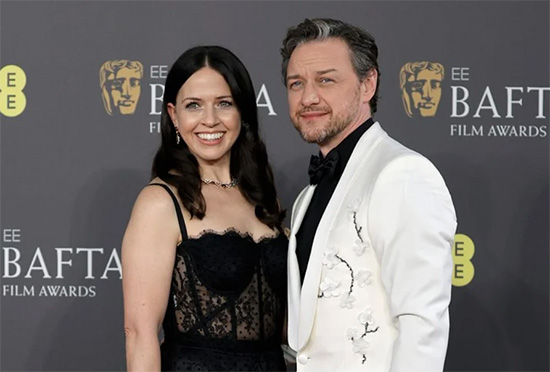 James McAvoy y su esposa Lisa Liberati tuvieron un hijo hace cuatro años