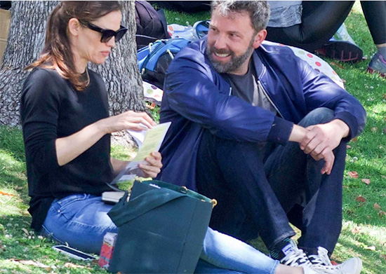 Ben Affleck siempre feliz con Jennifer Garner 