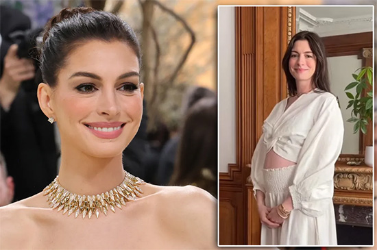 Anne Hathaway espera su tercer baby Anne Hathaway espera su tercer baby