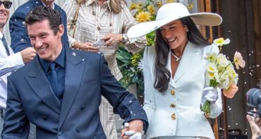 El look de Dua Lipa en su boda civil con Callum Turner