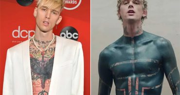 MGK casi se muere por hacerse ese ridículo y enorme tatuaje negro