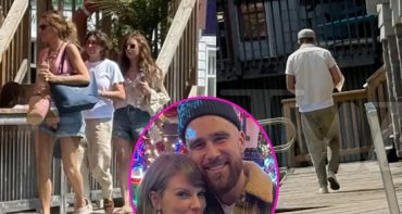 Blake Livey y Ryan Reynolds en Canadá tras la boda de Taylor